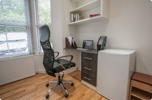 Study Table at Window Side -Student Accommodation In Egham