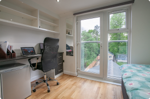 window view of student Accommodation Egham