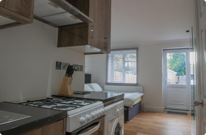 Studio Apartment Living Area - Premier Nest