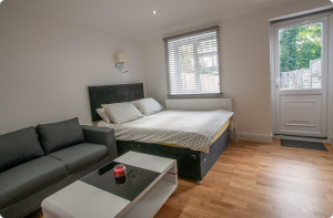 Living Area- Studio Apartment -Premier Nest
